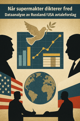 Når supermakter dikterer fred – dataanalyse av Russland/USA-avtaleforslag